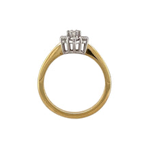 Load image into Gallery viewer, 18ct Gold &amp; Diamond Set Flower Cluster Ring
