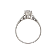 Load image into Gallery viewer, 9ct White Gold &amp; Cubic Zirconia Set Solitaire Ring
