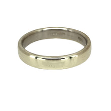 Load image into Gallery viewer, Preowned 9ct White Gold 4mm Wedding Band Ring in size R with the weight 4.80 grams
