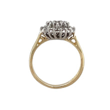 Load image into Gallery viewer, 9ct Gold &amp; Diamond Set Cluster Ring
