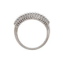 Load image into Gallery viewer, 9ct White Gold &amp; Diamond Set Band Ring
