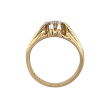 Load image into Gallery viewer, 9ct Gold &amp; Diamond Set Signet Ring
