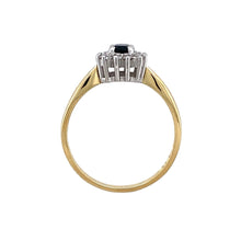 Load image into Gallery viewer, 18ct Gold Diamond &amp; Sapphire Set Cluster Ring
