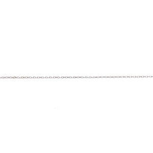 New 9ct White Gold 20" Belcher Pendant Chain