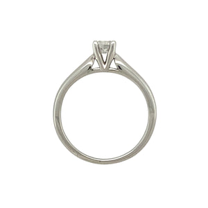 18ct White Gold & Diamond Set Solitaire Ring