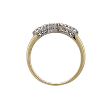 Load image into Gallery viewer, 9ct Gold &amp; Diamond Set Band Ring
