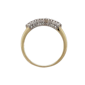 9ct Gold & Diamond Set Band Ring