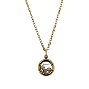 18ct Gold & Diamond Set Round 18" Necklace