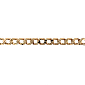 9ct Gold 9" Curb Bracelet