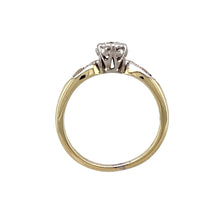 Load image into Gallery viewer, 9ct Gold &amp; Diamond Set Solitaire Ring
