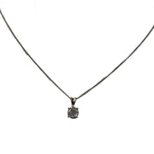 Load image into Gallery viewer, New 9ct White Gold &amp; Diamond Solitaire Set Pendant
