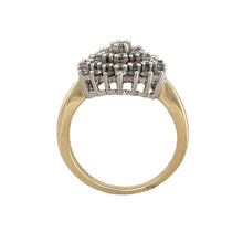 Load image into Gallery viewer, 9ct Gold &amp; Diamond Set Cluster Ring
