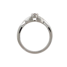 Load image into Gallery viewer, 18ct White Gold &amp; Diamond Set Solitaire Twist Ring
