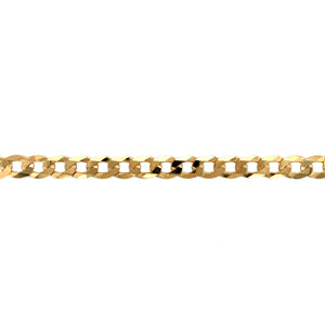 New 9ct Solid Gold 20" Curb Chain 36 grams