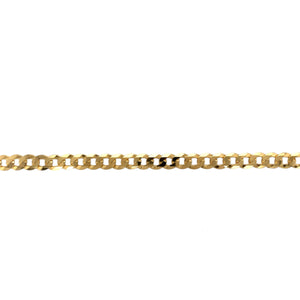 New 9ct Solid Gold 22" Curb Chain 23 grams