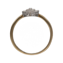 Load image into Gallery viewer, New 9ct Gold &amp; 0.25ct Diamond Marquise Cluster Ring
