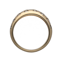 Load image into Gallery viewer, New 9ct Gold &amp; 0.51ct Diamond Set Patterned Wide Band Ring
