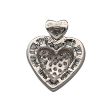 Load image into Gallery viewer, New 9ct White Gold &amp; 0.40ct Diamond Set Heart Pendant
