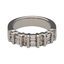 Load image into Gallery viewer, New 9ct White Gold &amp; 1ct Diamond Set Cluster Band Ring
