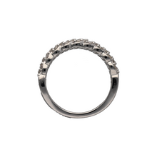 Load image into Gallery viewer, New 9ct White Gold &amp; 1.30ct Diamond Set Cluster Band Ring
