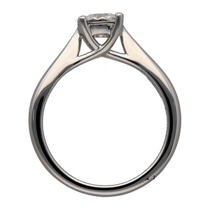 New 9ct White Gold & Diamond Set Solitaire Ring