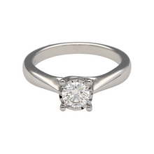 Load image into Gallery viewer, New 9ct White Gold &amp; Diamond Set Solitaire Ring
