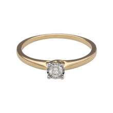 Load image into Gallery viewer, New 9ct Gold &amp; Diamond Set Solitaire Ring
