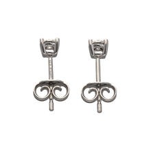 Load image into Gallery viewer, New 9ct White Gold &amp; Diamond Set Stud Earrings
