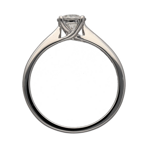 New 9ct White Gold & Diamond Set Solitaire Ring