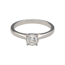 Load image into Gallery viewer, New 9ct White Gold &amp; Diamond Set Solitaire Ring
