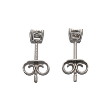 Load image into Gallery viewer, New 9ct White Gold &amp; Diamond Set Stud Earrings
