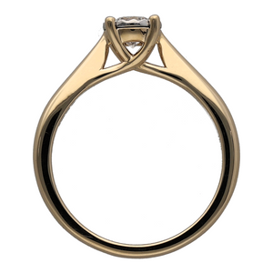 New 9ct Gold & Diamond Set Solitaire Ring