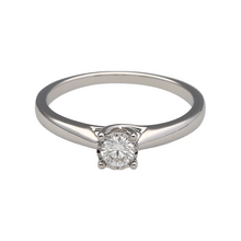 Load image into Gallery viewer, New 9ct White Gold &amp; Diamond Set Solitaire Ring
