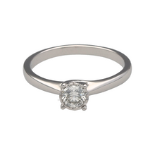 Load image into Gallery viewer, New 9ct White Gold &amp; Diamond Set Solitaire Ring
