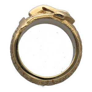 New 9ct Solid Gold Buckle Ring