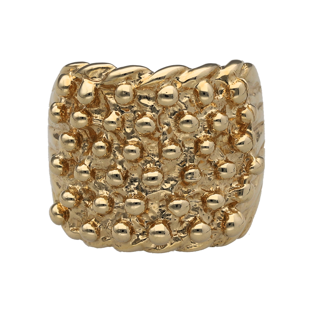 New 9ct Solid Gold Keeper Ring