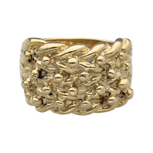 New 9ct Gold Keeper Ring