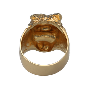 New 9ct Gold Wolf Ring