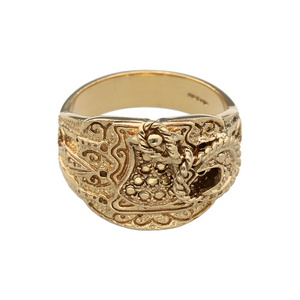 New 9ct Gold Saddle Ring