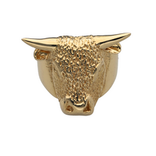 Load image into Gallery viewer, New 9ct Gold Bull Ring
