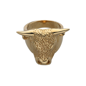 New 9ct Gold Bull Ring