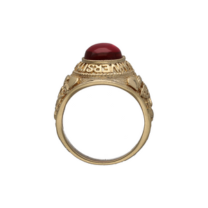 New 9ct Gold & Pink Stone Graduation Ring