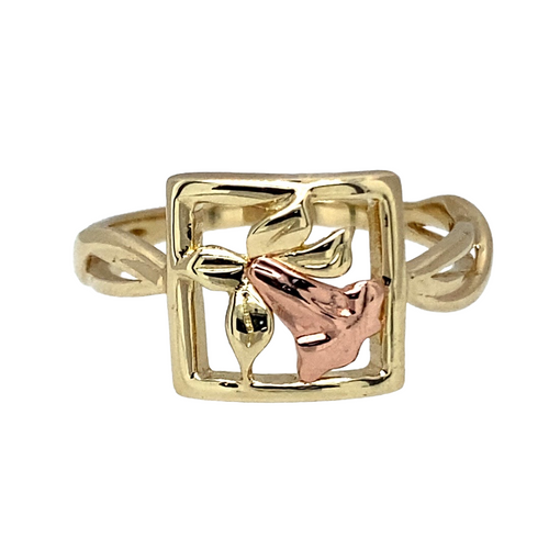 Preowned 9ct Gold Clogau Daffodil Ring