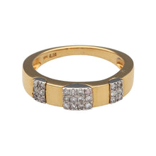 Load image into Gallery viewer, 18ct Gold &amp; Diamond Set Band Ring
