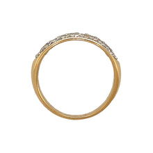 Load image into Gallery viewer, 18ct Gold &amp; Diamond Set Wide Diamond Band Ring
