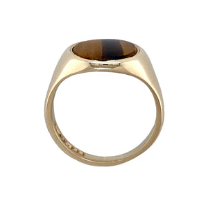 9ct Gold & Tigers Eye Signet Ring