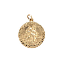 Load image into Gallery viewer, 9ct Gold St Christopher Pendant
