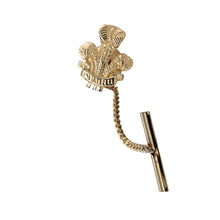 Load image into Gallery viewer, 9ct Gold Three Feather Tie Pin
