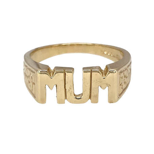 9ct Gold Mum Ring