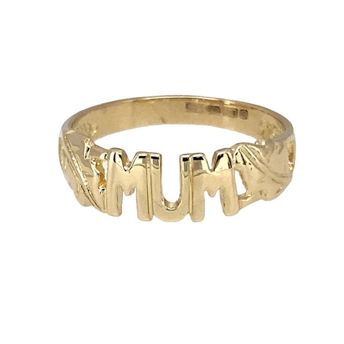 9ct Gold Mum Ring